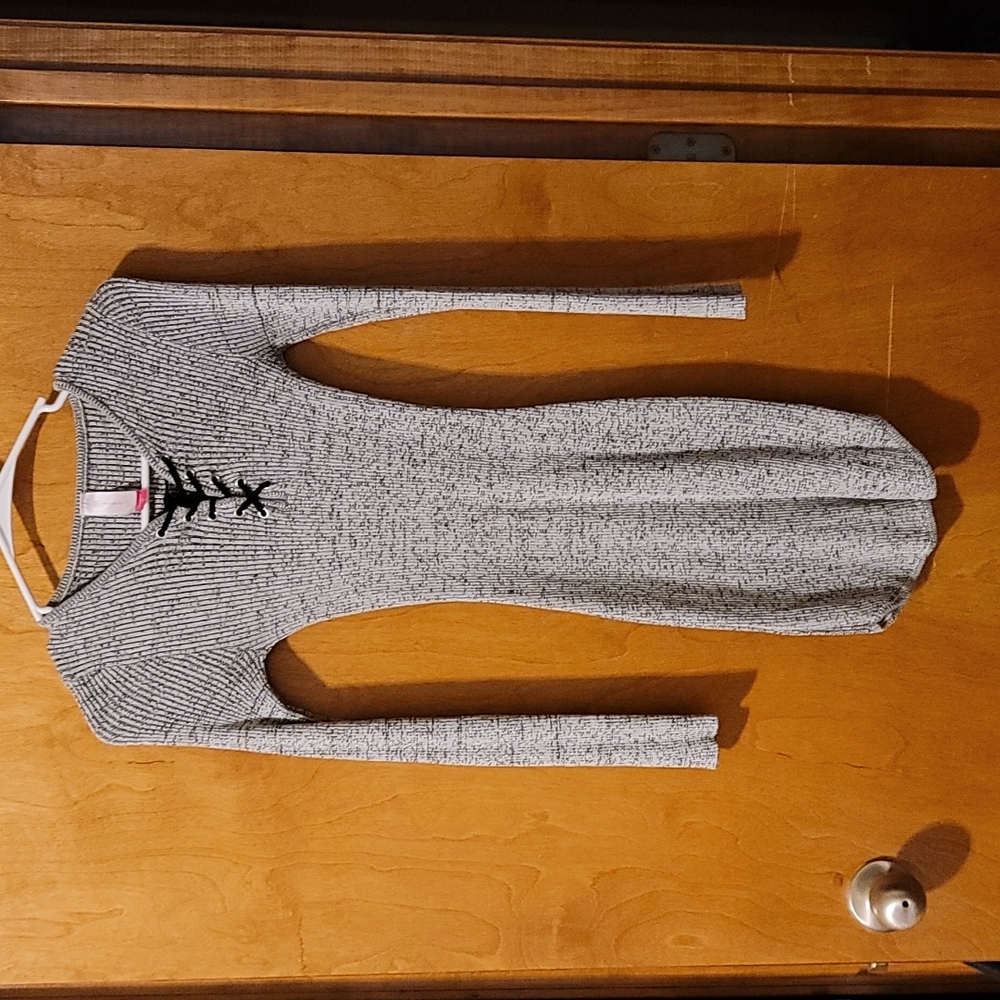 NoBo Size 1 (xs) Grey long sleeve dress